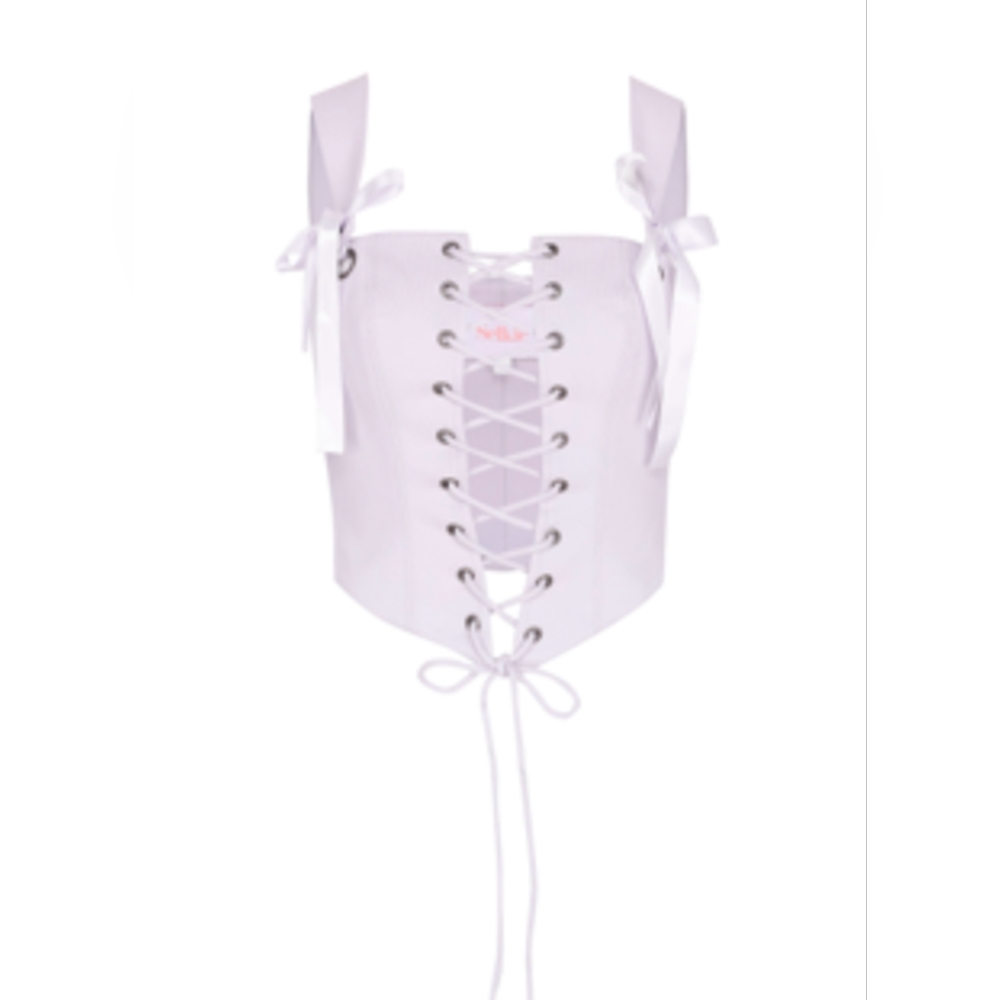 ISO Selkie Thunder Cloud Ribbon Corset M Or L - NWT or NWOTs or EUC